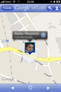 Hitta barnen med Google latitude